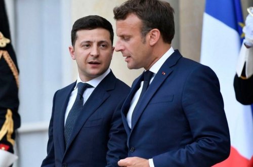 Ukrayna və Fransa liderləri arasında telefon danışığı olub