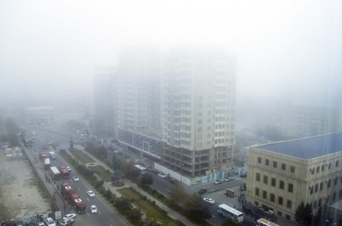 Havada toz dumanı müşahidə edilir