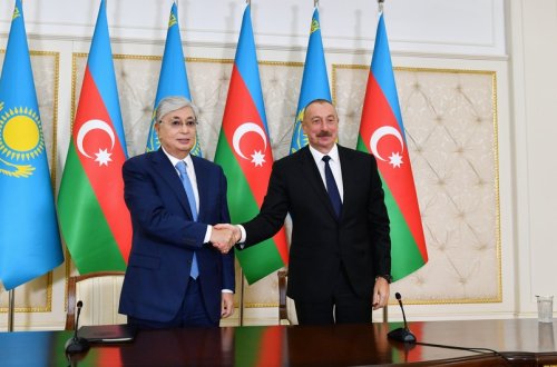 İlham Əliyev Tokayevə: 