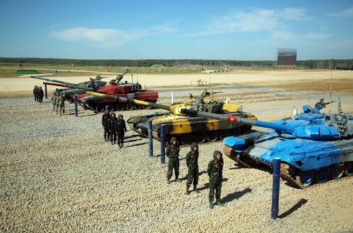 “Tank biatlonu” müsabiqəsinin yarımfinal mərhələsi keçirilib