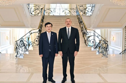 İlham Əliyev Koreya Respublikası Prezidentinin xüsusi nümayəndəsini qəbul edib - YENİLƏNİB + FOTO