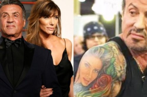 Boşanmaya səbəb Stallonenin bu döyməsi olub - İddia - FOTO