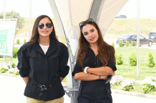 Leyla Əliyeva Mehriban Əliyevanı doğum günü münasibətilə təbrik edib