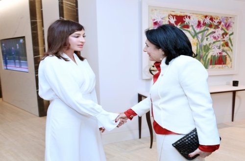 Gürcüstan Prezidenti Mehriban Əliyevaya təbrik məktubu ünvanlayıb