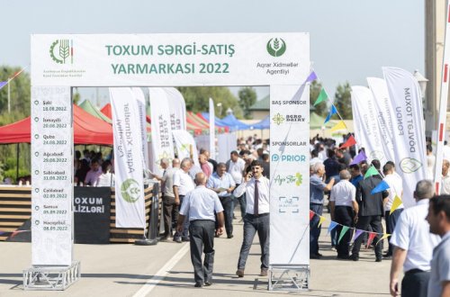 Ağcabədidə toxum sərgi-satış yarmarkası keçirilib