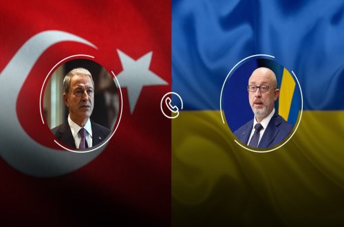 Hulusi Akar Ukraynanın müdafiə naziri ilə telefonla danışıb