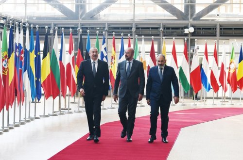 İlham Əliyevin Şarl Mişel və Nikol Paşinyanla görüşü olub - YENİLƏNİB