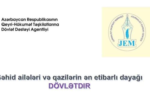 Şəhid ailələri və qazilərin ən etibarlı dayağı dövlətdir – JEM-dən yeni layihə