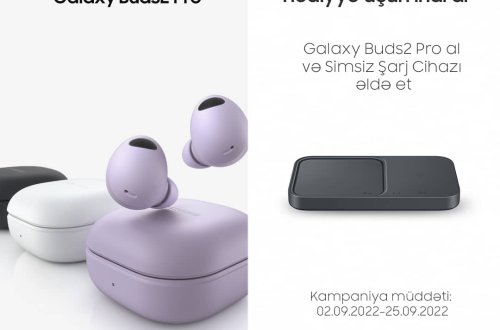 Keyfiyyətli səsə səyahət: Samsung Galaxy Buds2 Pro artıq satışdadır!