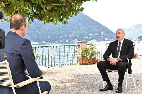 Prezident İlham Əliyev Çernobbio şəhərində İtaliyanın “İl Sole 24 Ore” qəzetinə müsahibə verib - TAM MƏTN
