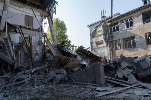 Ukraynanın Xerson vilayətində partlayış olub