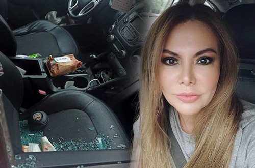 Ülviranın maşınına oğru girdi, kosmetikasını oğurladı - Fotolar