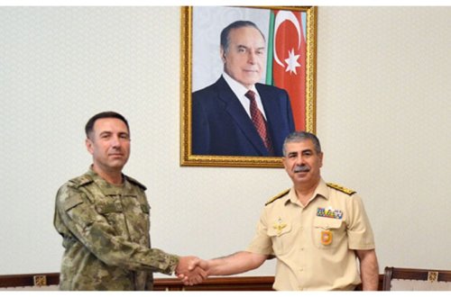 Zakir Həsənov general-leytenant Abdullah Katırcı ilə görüşüb