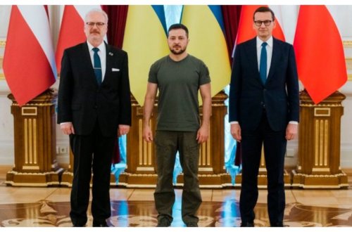 Latviya Prezidenti Ukraynada səfərdədir