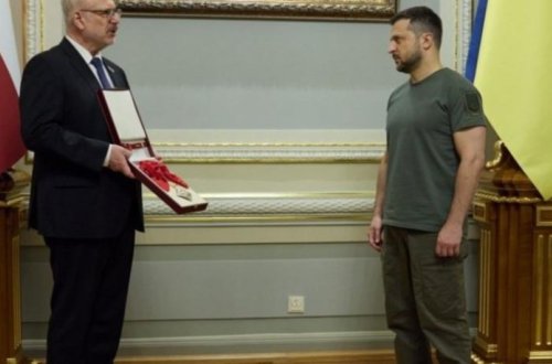 Zelenski ordenlə təltif edildi