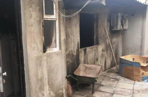 Sumqayıtda kişi qısqanclıq zəminində qonşularını yandırıb