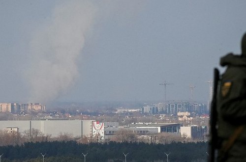 Ukraynanın Berdyansk şəhərində partlayış olub