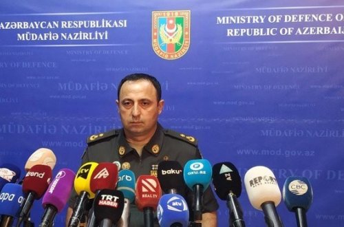 Azərbaycan Müdafiə Nazirliyi brifinq keçirib - YENİLƏNİB