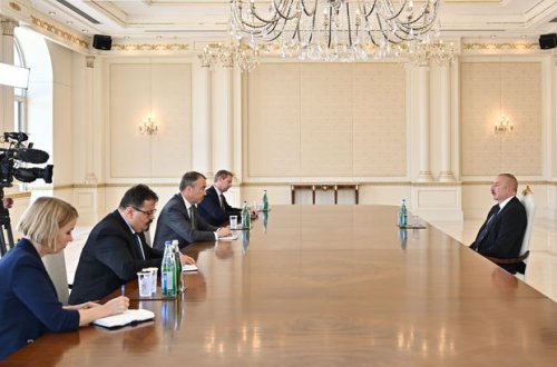 İlham Əliyev Aİ-nin Cənubi Qafqaz üzrə xüsusi nümayəndəsini qəbul edib