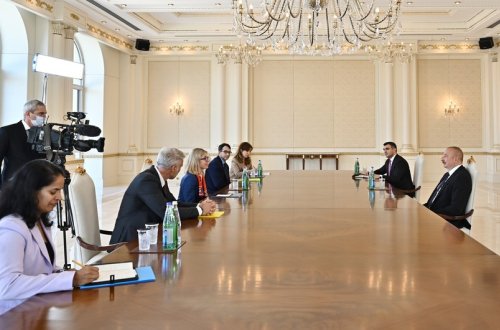Prezident İlham Əliyev Dünya Bankının Avropa və Mərkəzi Asiya üzrə regional vitse-prezidentini qəbul edib