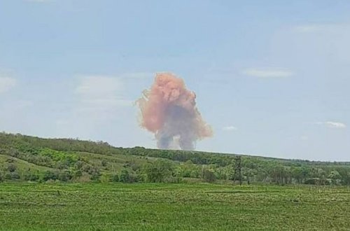 Ukraynanın Xerson vilayətində güclü partlayış olub