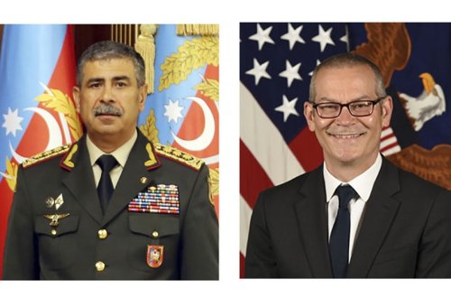 Zakir Həsənovla ABŞ müdafiə katibinin müavini arasında telefon danışığı olub