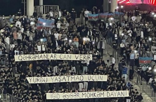 “Qarabağ”ın oyununda bir dəqiqəlik sükut olub