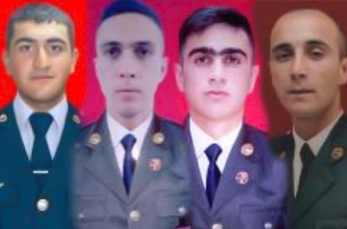 Adları yeni açıqlanan şəhidlərin fotosu...