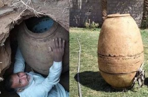 İraqda su quyusu qazan şəxs tarixi əsərlər tapıb