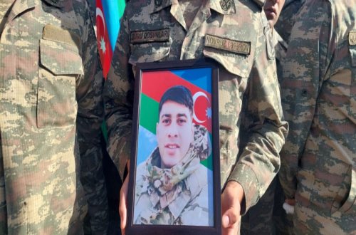 Şəhid Qurbanov Yusif Goranboyda dəfn edilib