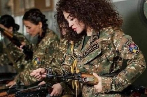 Ermənistanın məhv edilən QADIN HƏRBÇİLƏRİ - SİYAHI/FOTO