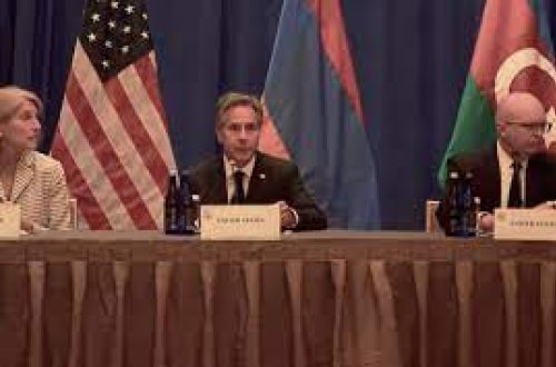 Blinken Azərbaycan-Ermənistan münasibətlərinin nizamlanmasından danışıb