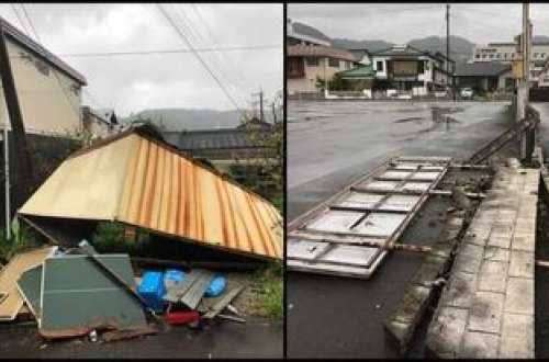 Yaponiyada “Nanmadol” tayfunu nəticəsində 1 nəfər ölüb