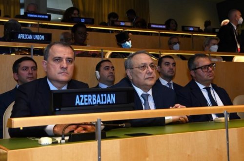 Azərbaycanın xarici işlər naziri BMT Baş Assambleyasının 77-ci sessiyasının açılışında iştirak edir
