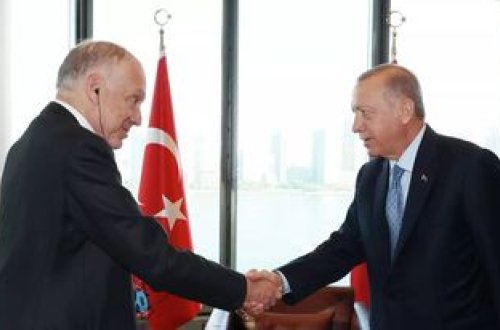 Türkiyə Prezidenti Dünya Yəhudi Konqresinin sədri ilə görüşüb