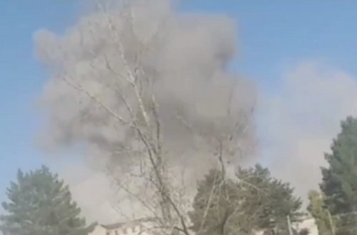 Luqanskda Rusiyaya məxsus hərbi bazada partlayış olub