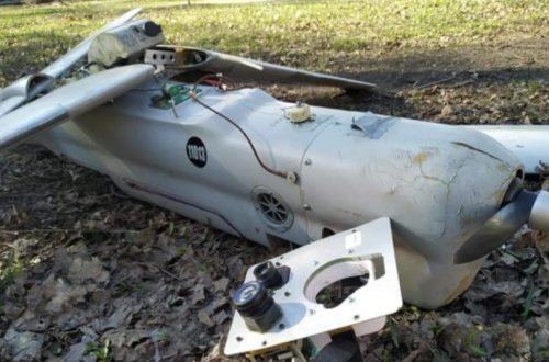 Odessa səmasında İran PUA-sı vurulub - VİDEO