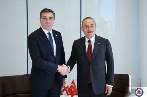 Çavuşoğlu gürcü həmkarı ilə təhlükəsizlik məsələlərini müzakirə edib