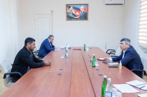 İnam Kərimov Qazaxda vətəndaşları qəbul edib