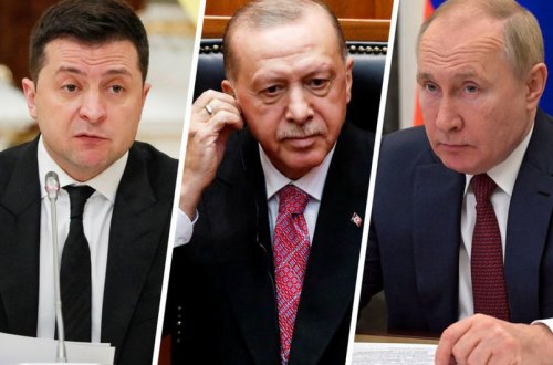 Ərdoğan Vladimir Putin və Volodimir Zelenski ilə danışıqlar aparacaq