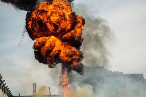 Krımda güclü partlayış baş verib