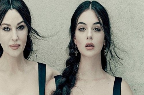 Monika Belluçinin qızı səhnəyə yarıçılpaq çıxdı - FOTO