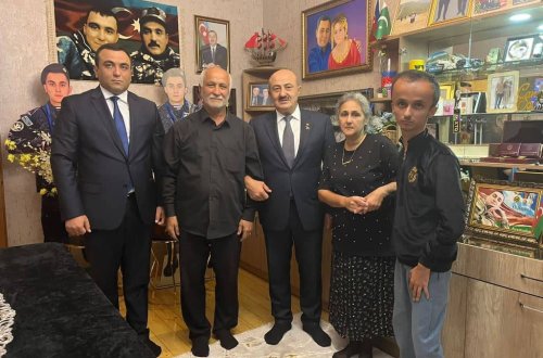 Nəsimi rayonunda Vətən müharibəsi Şəhid ailələrinə  diqqət və qayğı göstərilir