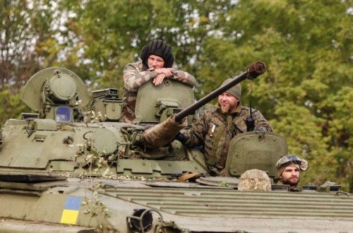 Ukrayna hərbçiləri daha bir yaşayış məntəqəsini işğaldan azad edib