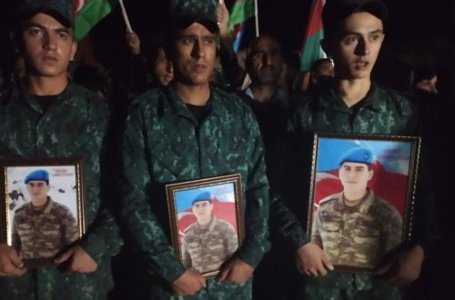 On dörd gündən sonra nəşi tapılan şəhid torpağa tapşırılıb