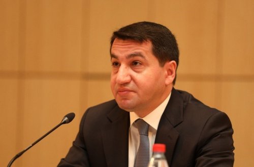 Hikmət Hacıyevlə Armen Qriqoryan arasında görüşdə müzakirə olunan məsələlər açıqlanıb