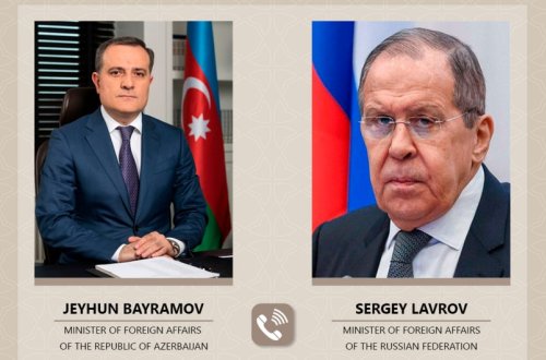 Ceyhun Bayramov və Sergey Lavrov bölgədəki vəziyyəti müzakirə ediblər