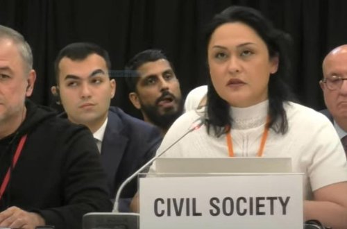 Günel Səfərova ATƏT-in tədbirində spikeri  Azərbaycana qarşı qərəzdə qınadı