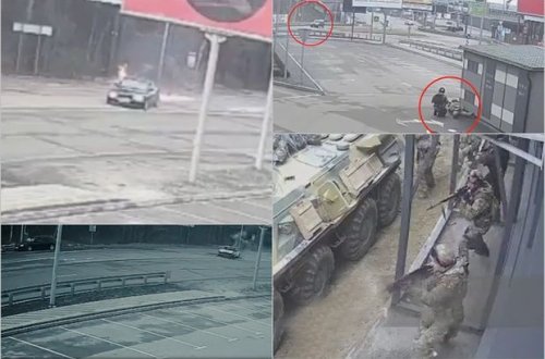 Rusiya hərbçiləri Ukraynada insanları öldürərək əylənirlər - ANBAAN VİDEO