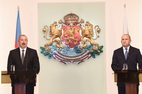 Azərbaycan və Bolqarıstan prezidentləri mətbuata bəyanatlarla çıxış ediblər - YENİLƏNİB